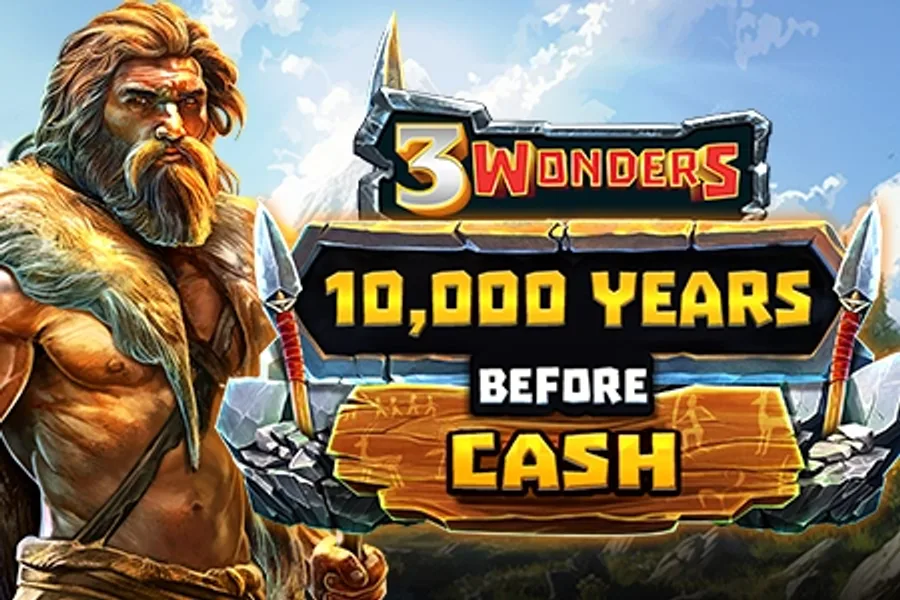 10,000 Years Before Cash slot artwork by Boomerang Studios