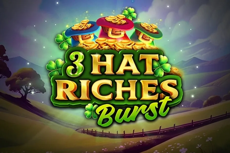 3 Hat Riches Burst slot artwork by Wizard Games