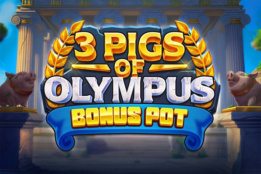 3 Pigs of Olympus Bonus Pot slot artwork by Gaming Corps