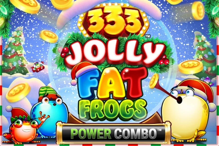 333 Jolly Fat Frogs Power Combo slot artwork by Fortune Factory Gaming Studios