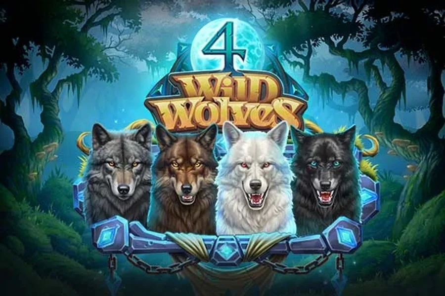 4 Wild Wolves slot artwork by Armadillo Studios
