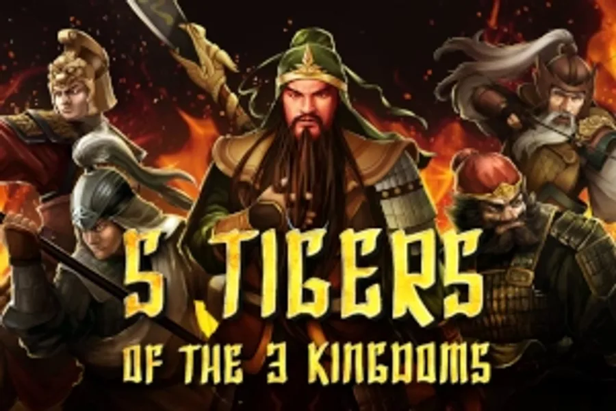 5 Tigers of the 3 Kingdoms slot artwork by Gamefish Global