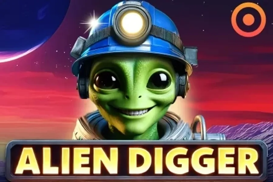 Alien Digger slot artwork by Onlyplay