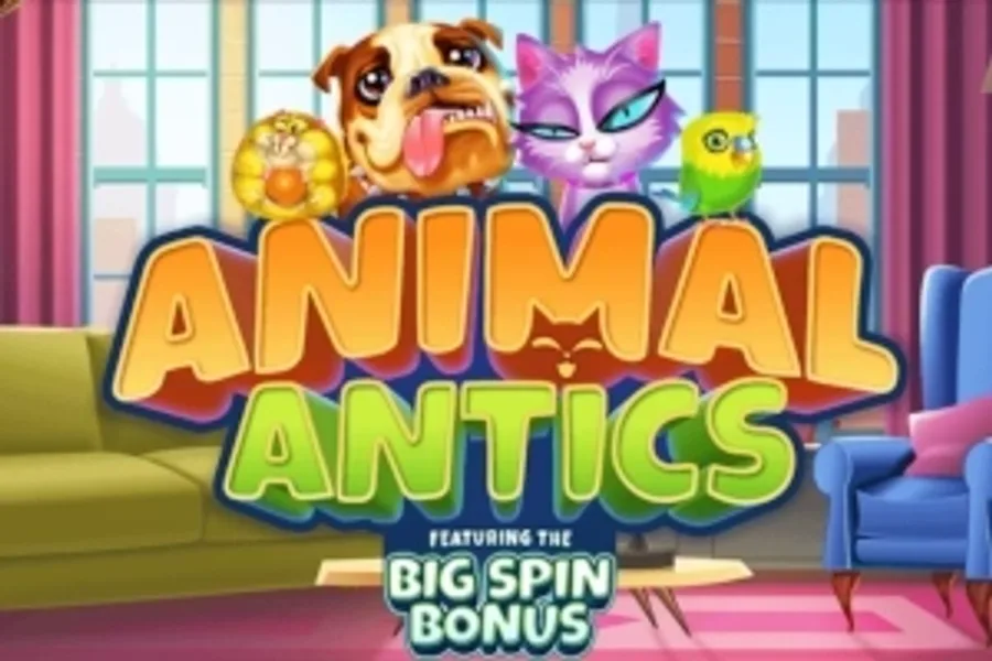 Animal Antics slot artwork by Inspired Entertainment