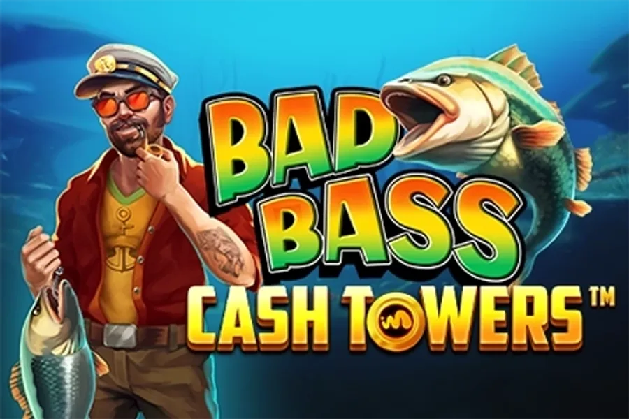 Bad Bass Cash Towers slot artwork by Indigo Magic
