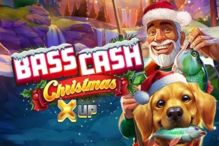 Bass Cash Christmas X UP slot artwork by Alchemy Gaming