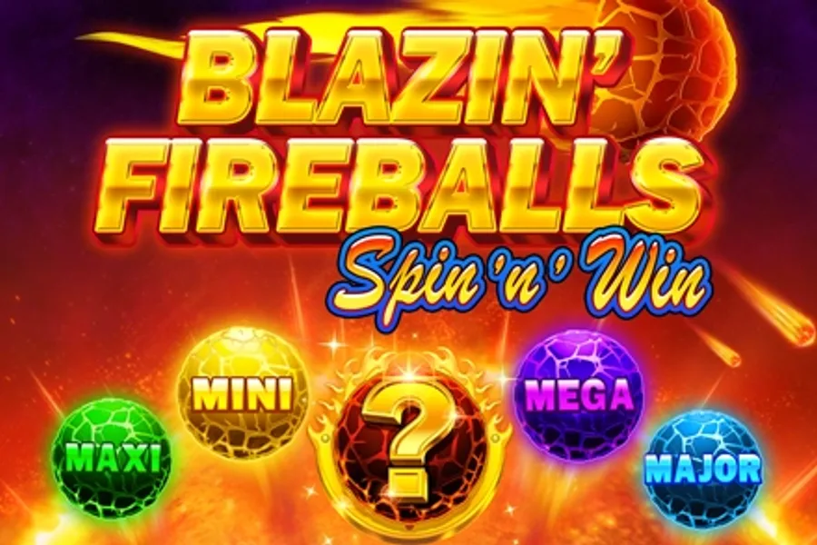 Blazin' Fireballs Spin 'n' Win slot artwork by Versa Gaming