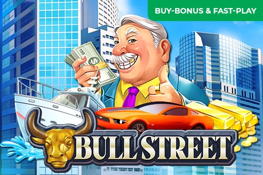 Bull Street slot artwork by Eurasian Gaming