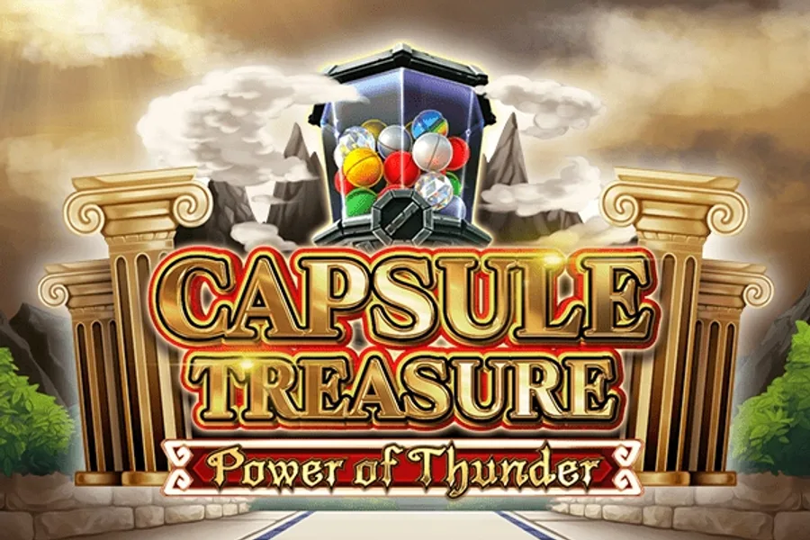 Capsule Treasure Power of Thunder slot artwork by Gametech