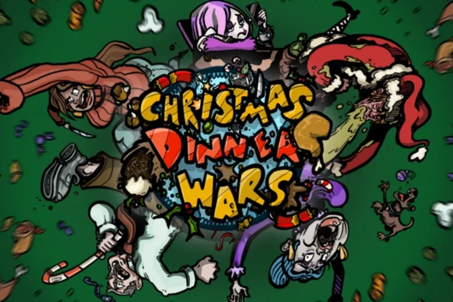 Christmas Dinner Wars slot artwork by Arcadem