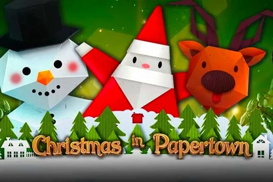 Christmas in Papertown slot artwork by Epic Industries