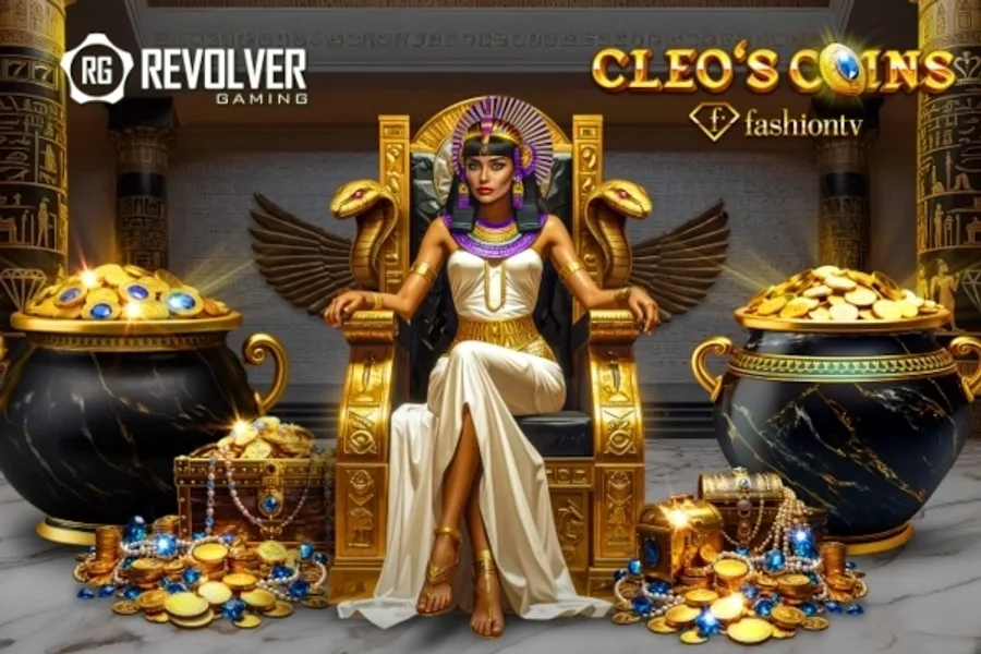 Cleo's Coins - Fashion TV slot artwork by Revolver Gaming