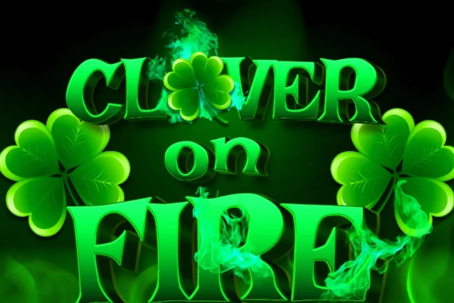 Clover on Fire slot artwork by Enrich Gaming