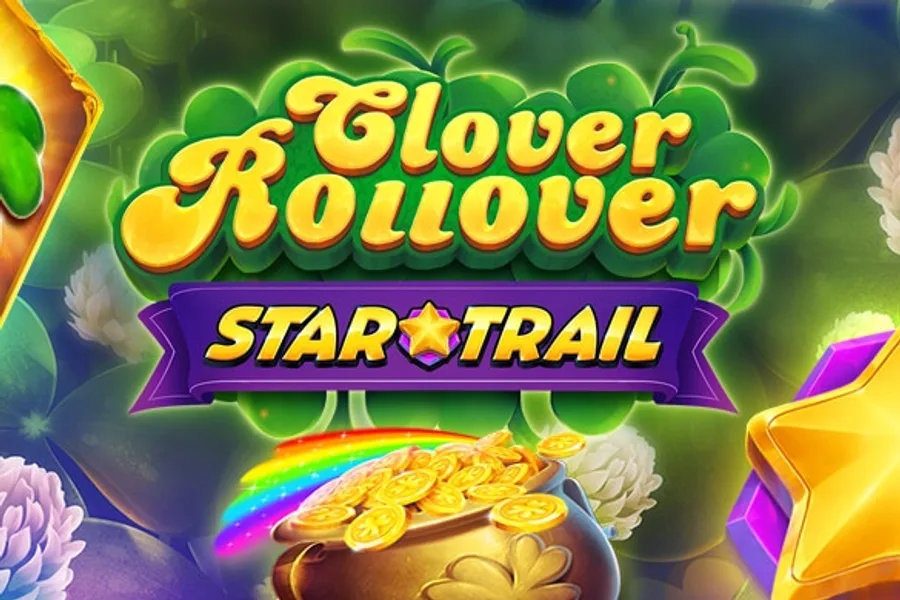 Clover Rollover StarTrail slot artwork by Eyecon
