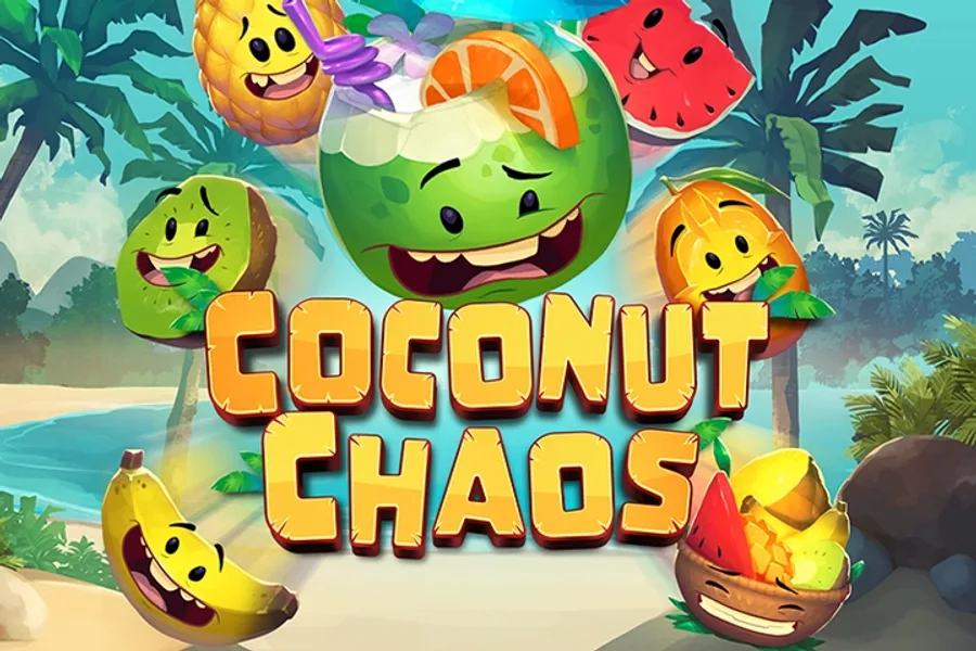 Coconut Chaos slot artwork by Pineapple Play