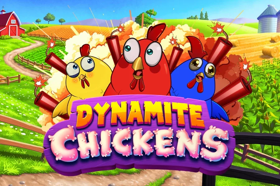 Dynamite Chickens slot artwork by Crucible Gaming