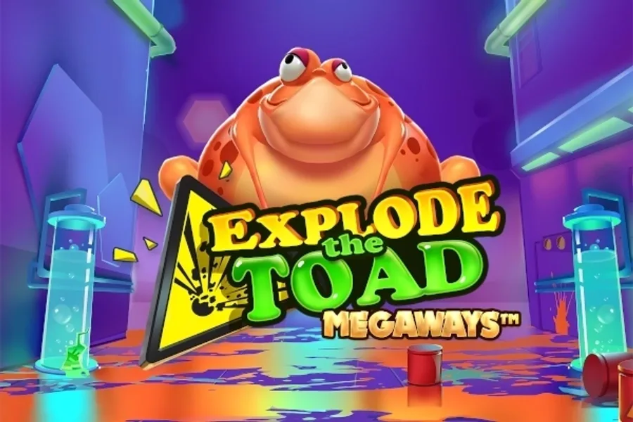 Explode the Toad Megaways slot artwork by Barstruck