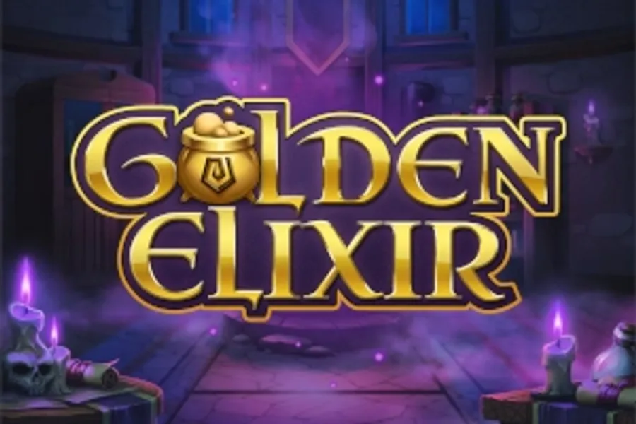 Golden Elixir slot artwork by Half Pixel Studios
