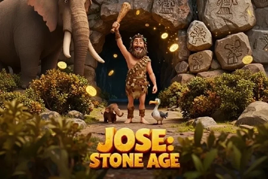 Jose: Stone Age slot artwork by Ludexa