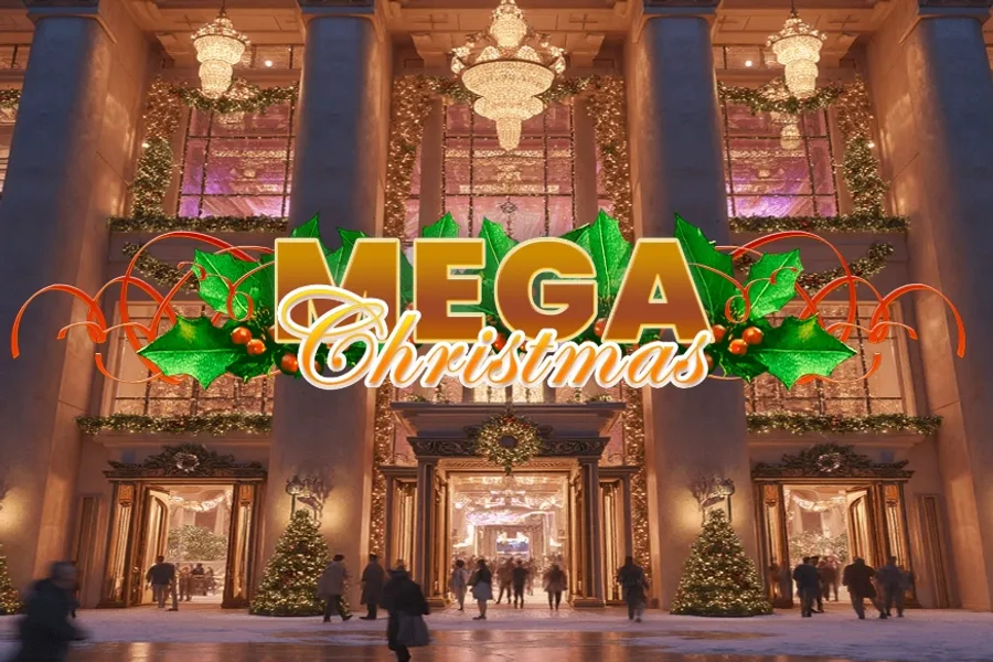 Mega Christmas slot artwork by Concept Gaming