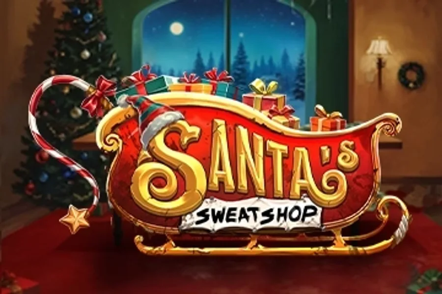 Santa's SweatShop slot artwork by Trifecta Gaming