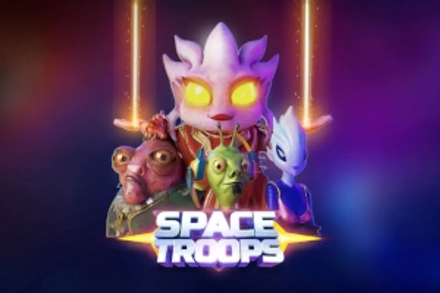 Space Troops slot artwork by WeAreCasino