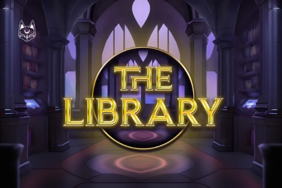 The Library slot artwork by Kitsune Studios