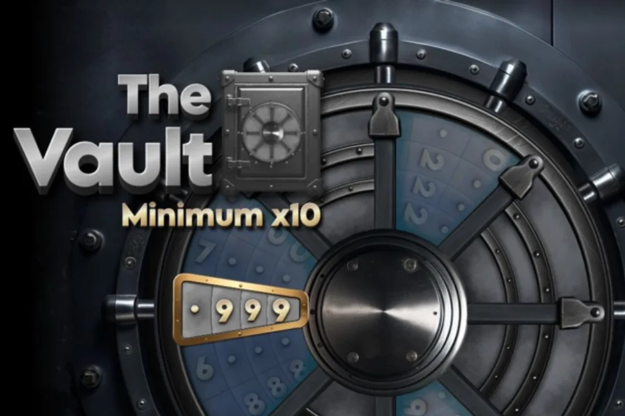 The Vault Minimum x10 slot artwork by Ethereal Gaming