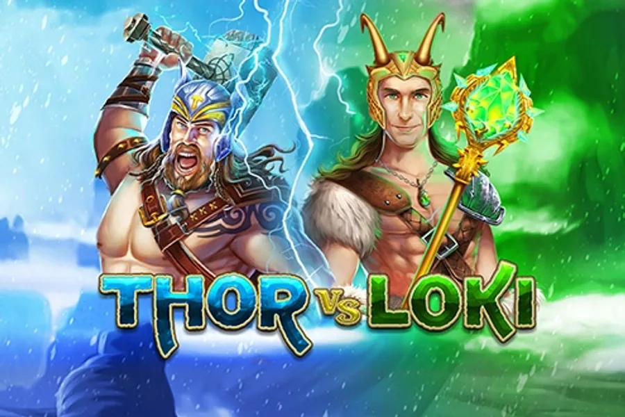 Thor vs Loki slot artwork by Fine Edge Gaming