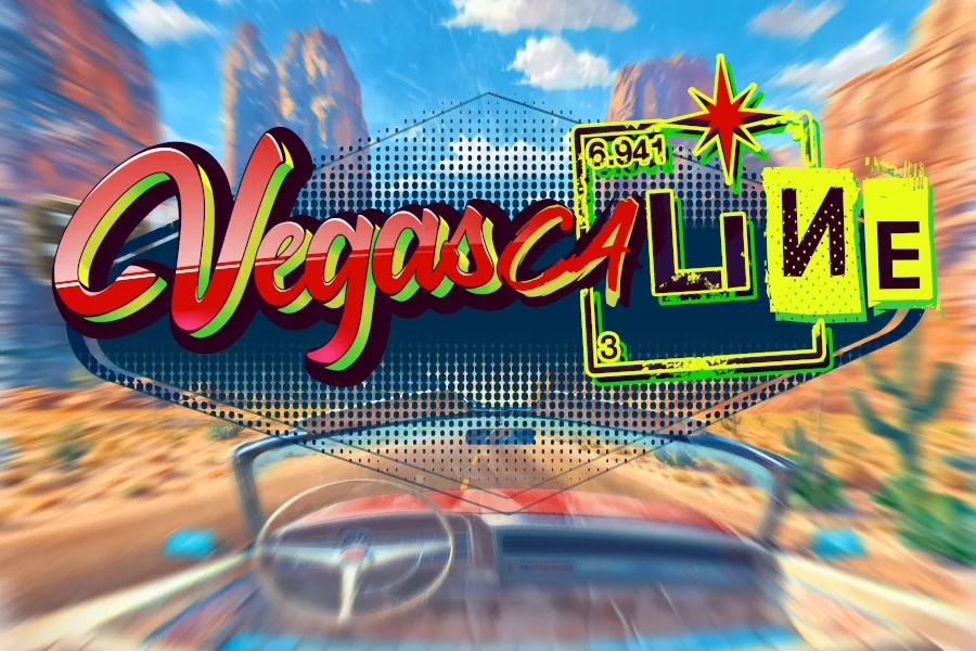 Vegascaline slot artwork by EXCO