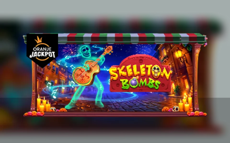 Skeleton Bombs – Oranje Jackpot slot artwork by Pragmatic Play