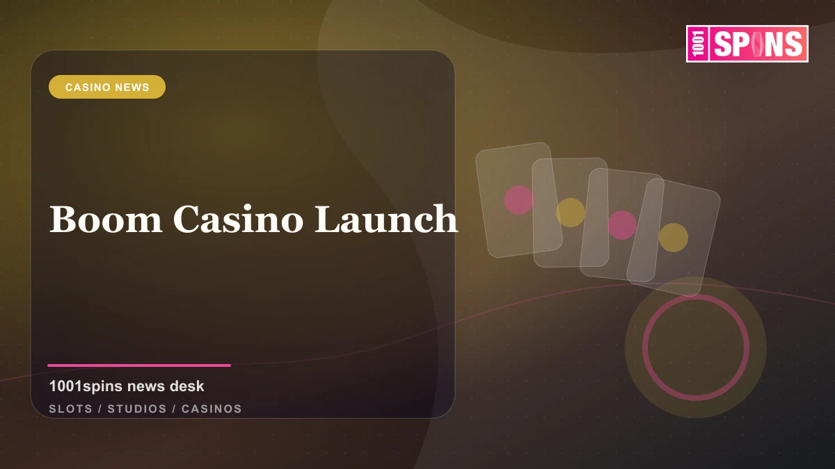 Boom Casino Launch news cover