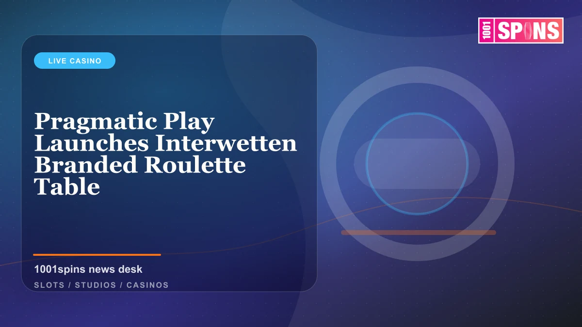 Pragmatic Play Launches Interwetten Branded Roulette Table news cover