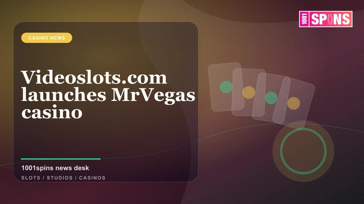 Videoslots.com launches MrVegas casino news cover