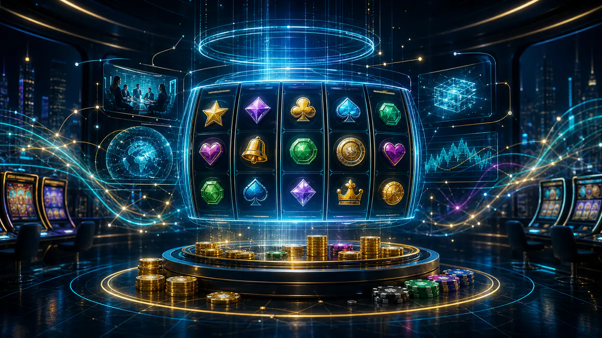 Future of slot gaming editorial image