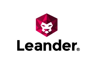 Leander Games logo