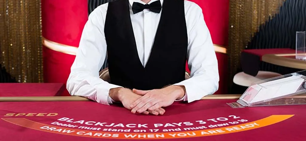 Speed Blackjack by Evolution Gaming table text