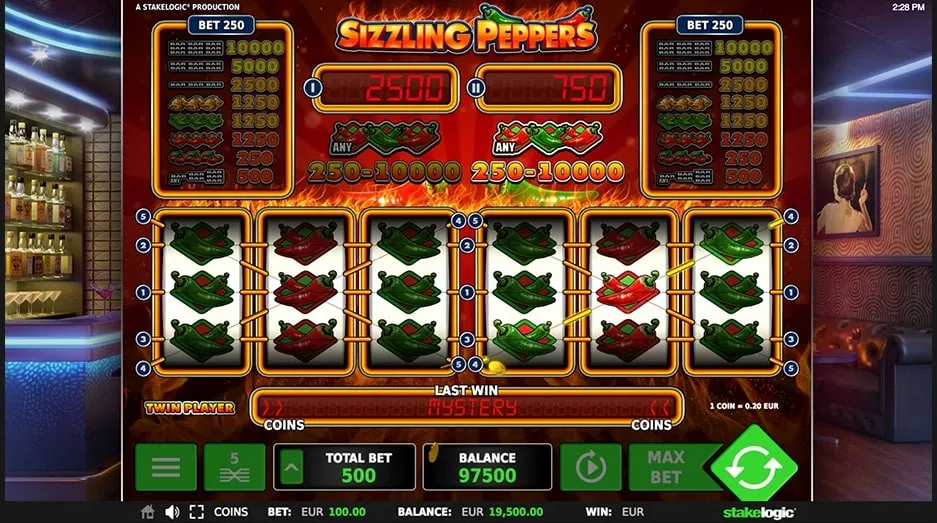 Sizzling peppers slot thumb 1001