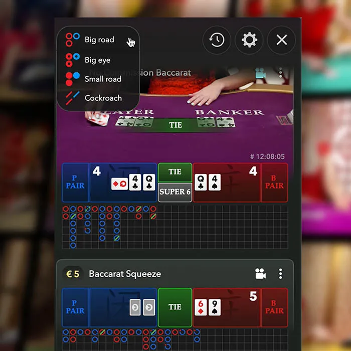 Baccarat Multiplay by Evolution gaming