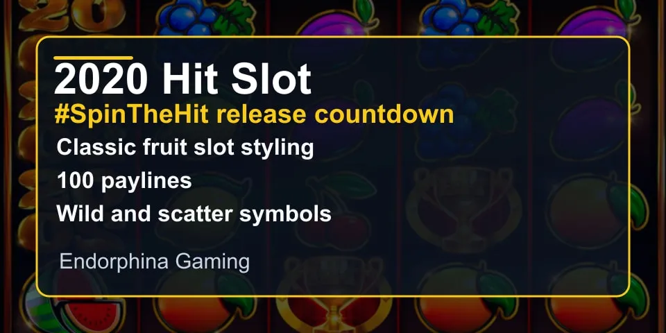 Hit slot by Endorphin (coming soon) #spinthehit 