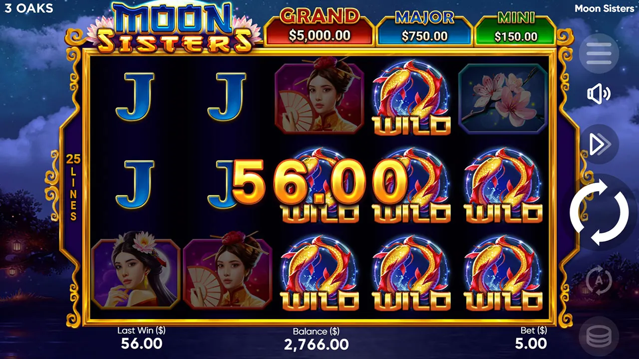 Booongo Moon Sisters Hold and Win - Butterfly symbol