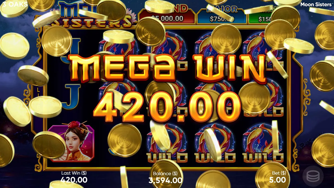 Booongo Moon Sisters Hold and Win - Wild symbol
