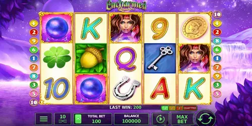 Encharmed Quattro by Stakelogic game logo