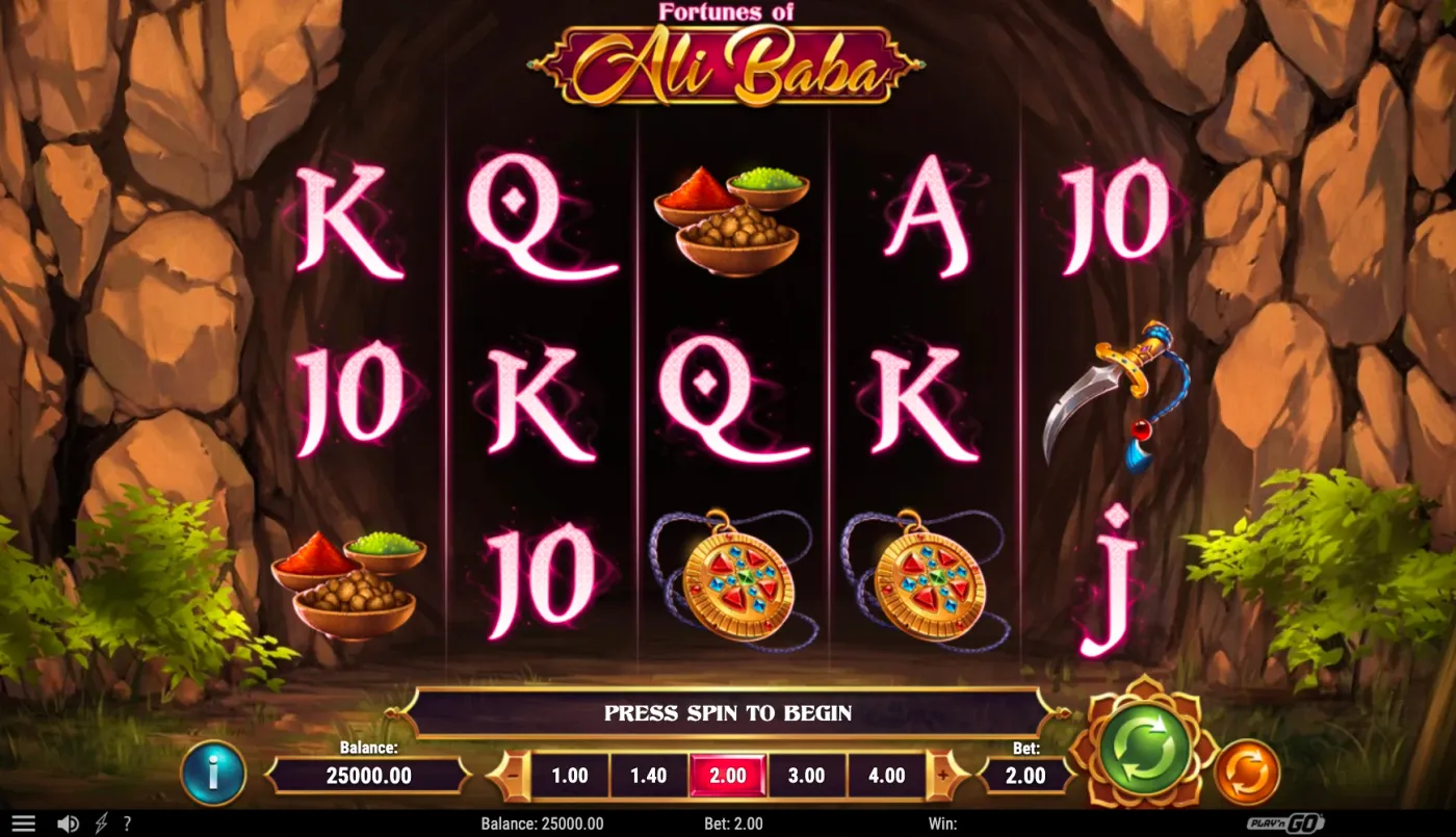 Fortunes of Ali Baba by Play'n GO game logo