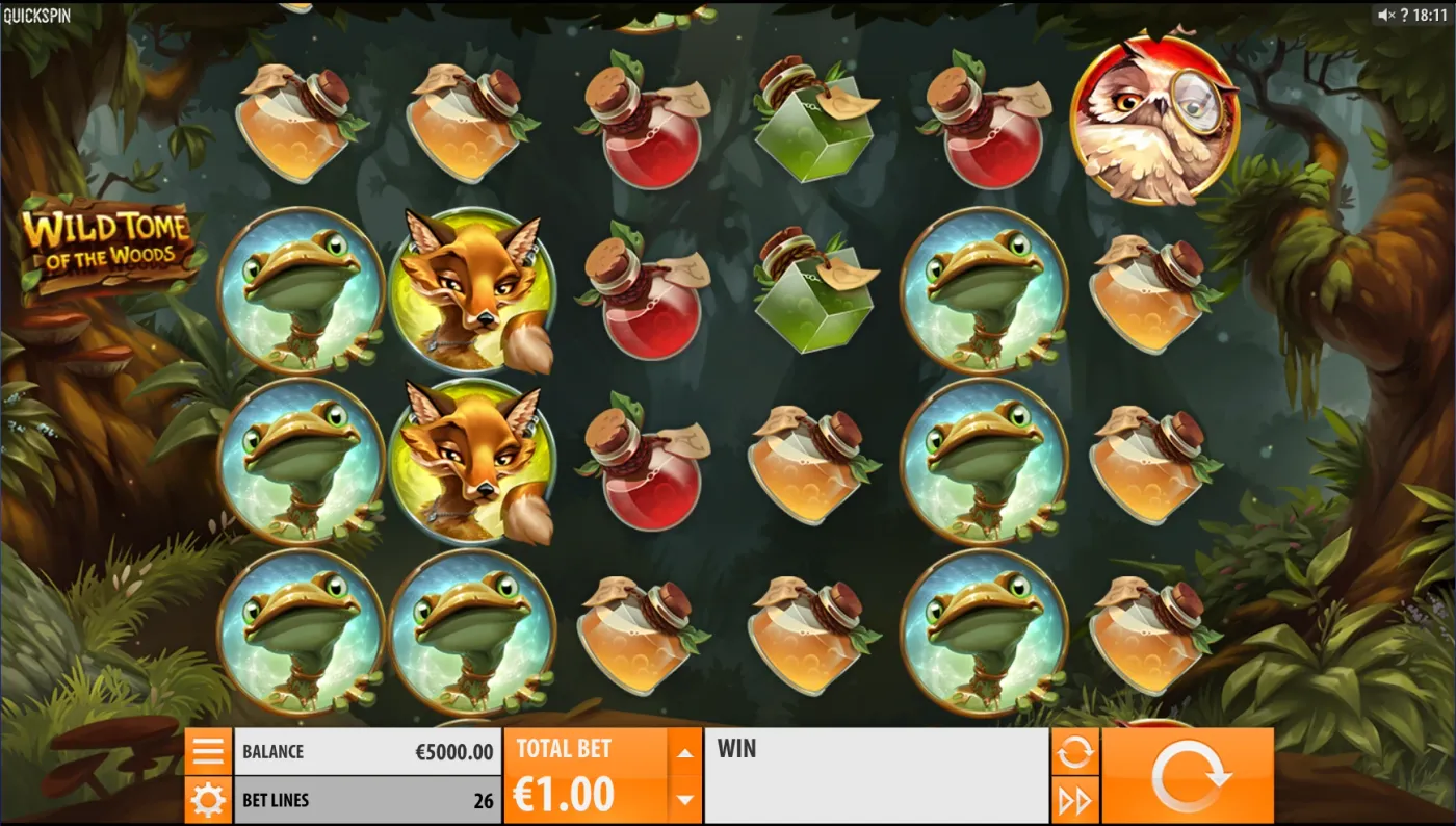 Wild Tome of the Woods by Quickspin game thumbnail