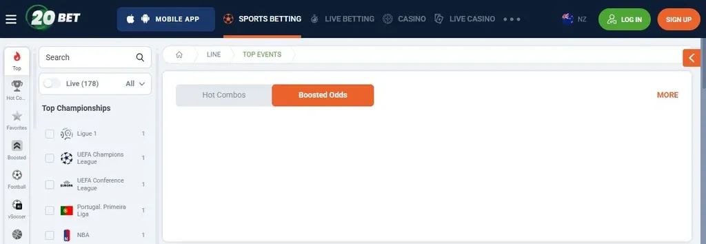 20Bet sports welcome offer