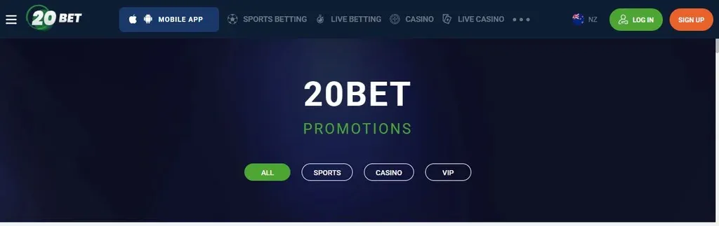 20Bet VIP programme